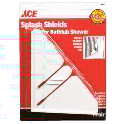 Ace White Plastic Splash Guard Ace Hardware