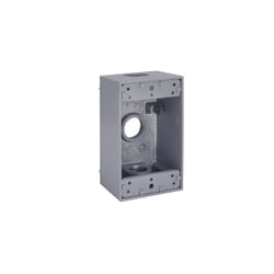 Bell Old Work 18.3 cu in Rectangle Aluminum 1 gang Weatherproof Box Gray