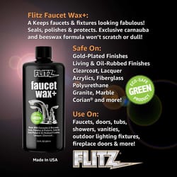 Flitz No Scent Faucet Wax Liquid 7.6 oz