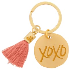 Karma XOXO Tassel Keychain Metal 1 pk