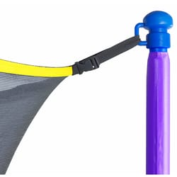 Upper Bounce Trampoline Set Purple/Yellow