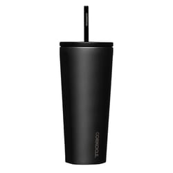 Corkcicle Cold Cup 24 oz Ceramic Slate BPA Free Insulated Straw Tumbler