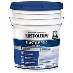 Rust-Oleum White Elastomeric Roof Coating 5 gal