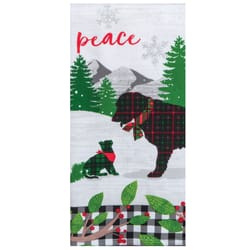 Kay Dee Multicolored Peace Dog and Mouse Indoor Christmas Decor 26 in.