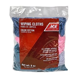 ACE Assorted Colors Cotton Knit Cleaning Cloth 8 oz