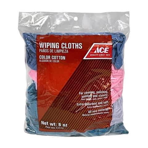 ACE Assorted Colors Cotton Knit Cleaning Cloth 8 oz - Ace Hardware