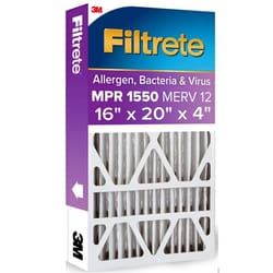 Filtrete 16 in. W X 20 in. H X 4 in. D Polypropylene 12 MERV Pleated Air Filter 1 pk