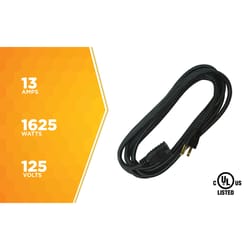 Southwire Outdoor 15 ft. L Black Extension Cord 16/3 SJTW
