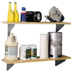 Arrow Gray Galvanized Steel Shelf Support Shelf Link Kit 35.81 in. L