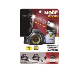 Police Security MORF 300 lm Black LED Head Lamp AA Battery