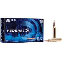 Federal Power Shok Centerfire Rifle Soft Point Cartridge 7mm Rem Magnum 150 grain 20 pk