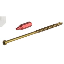 GRK Fasteners UberGrade No. 9 in. X 4 in. L Star Trim Head W-Cut Construction Screws