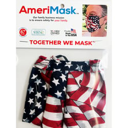 AmeriMask American Flag Face Mask Multicolored 1 pk