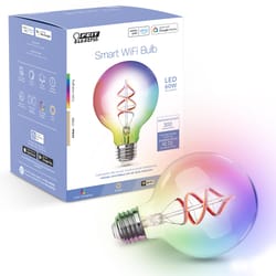 Feit Smart Home G30 E26 (Medium) Smart-Enabled LED Bulb Color Changing 60 Watt Equivalence 1 pk