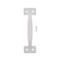 Ace 5.5 in. L Gloss White White Steel Utility Pull