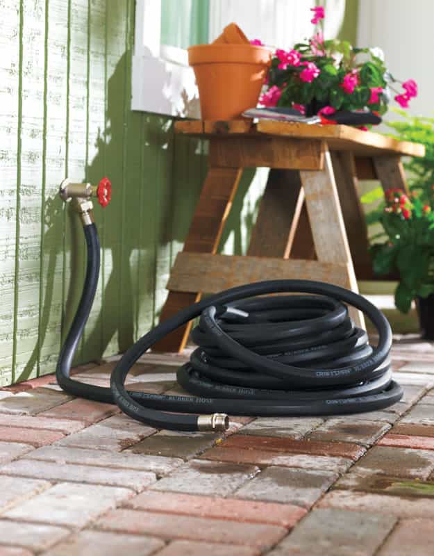 Craftsman 5 8 In Dia X 50 Ft L Premium Grade Black Rubber Hose