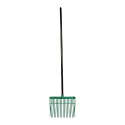 UnionTools 64 in. 18 Tine Poly Rake Wood Handle