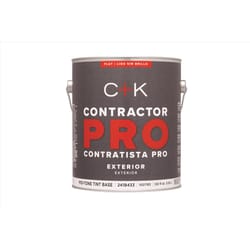 C+K Contractor Pro Flat Tint Base Mid-Tone Base Paint Exterior 1 gal