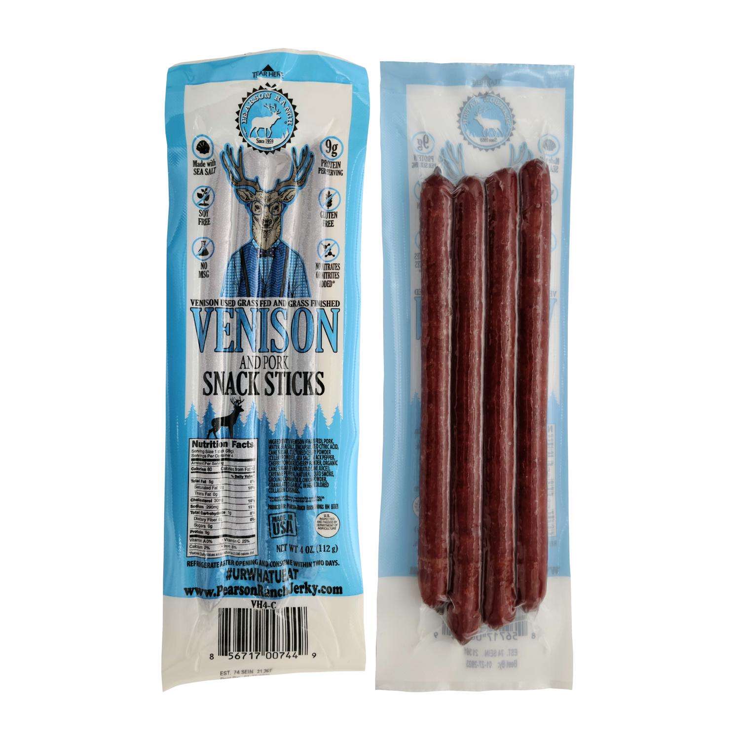 Pearson Ranch Jerky Venison Hickory Snack Stick 4 oz Packet Ace Hardware