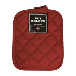 Ritz Solid Paprika Cotton Pot Holder