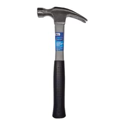 Century Drill & Tool 16 oz Smooth Face Claw Hammer 13 in. Fiberglass Handle