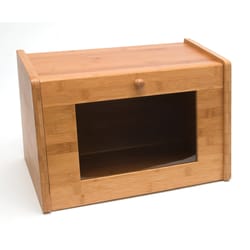Lipper International Bamboo Bread Box with Window