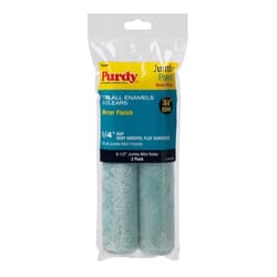 Purdy Parrot Mohair Blend 6.5 in. W X 1/4 in. Jumbo Mini Paint Roller Cover 2 pk