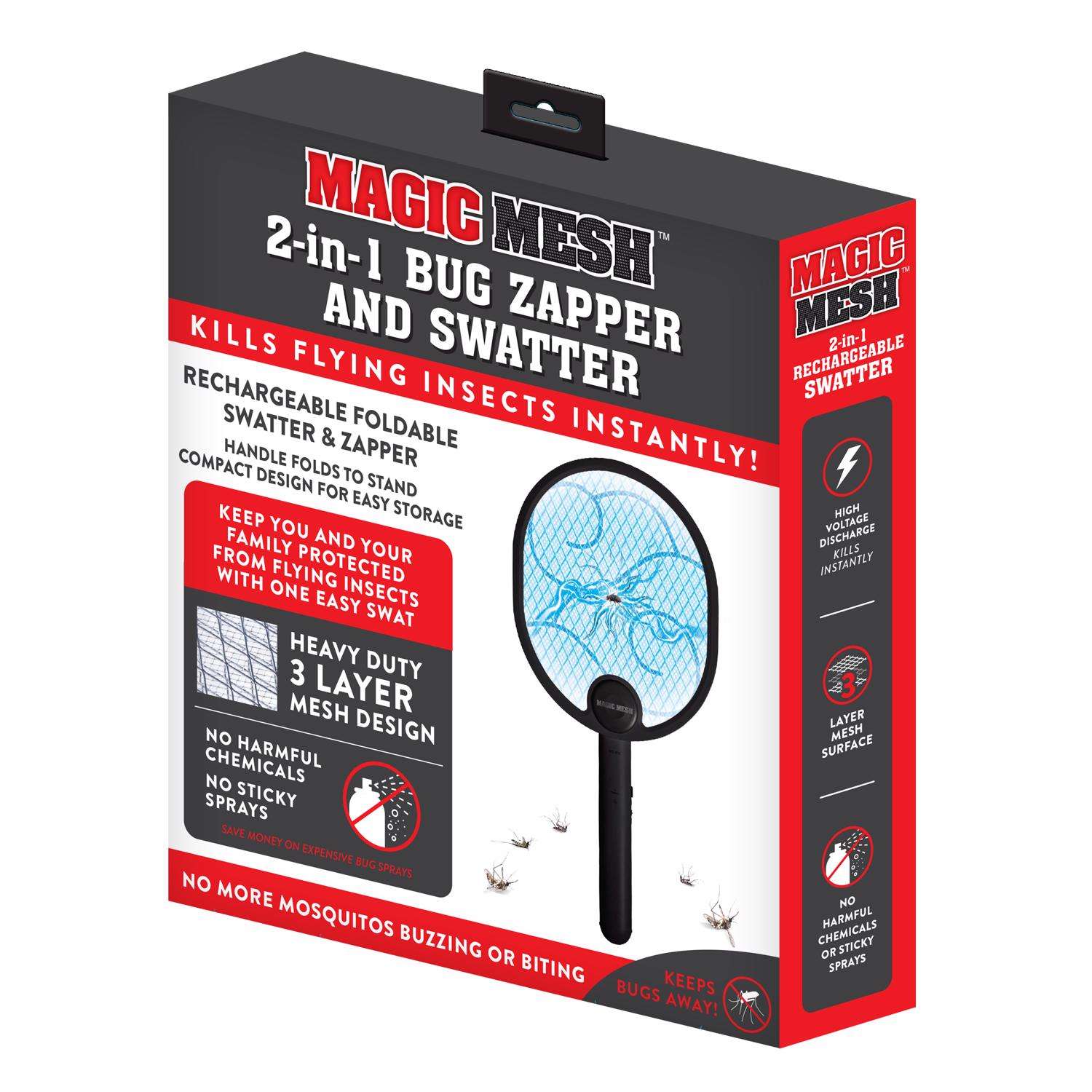 Does this gadget work? A test of the Mosquito Racket Zapper