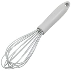 Chef Craft Premium Gray Plastic/Silicone Wire Whisk