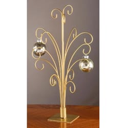 Tripar Gold 12-Arm Tree Indoor Christmas Decor 20 in.