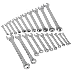 Performance Tool 12 Point Metric and SAE Combination Wrench Set 22 pc