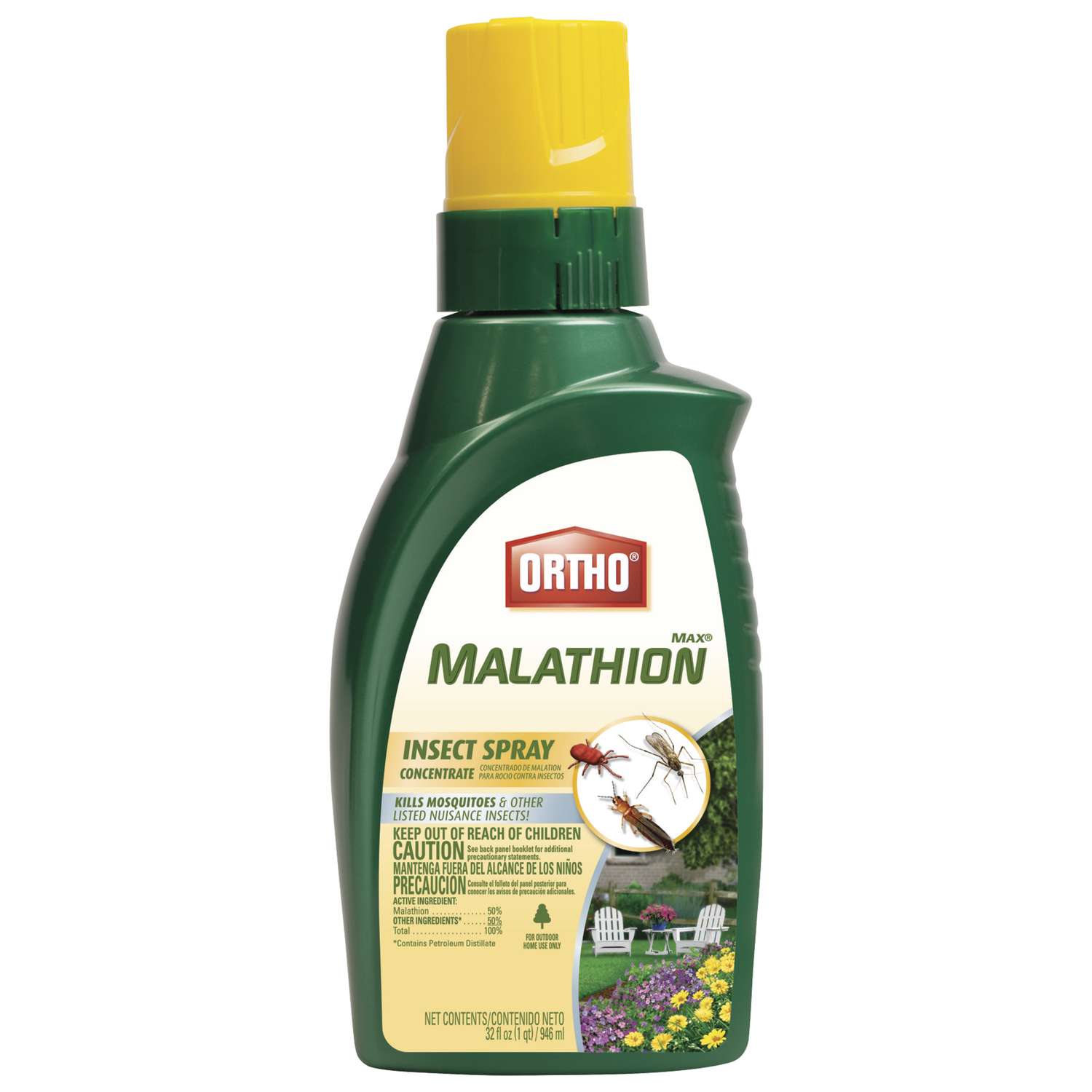 Ortho Max Malathion Liquid Concentrate Insect Killer 32 oz. Ace Hardware