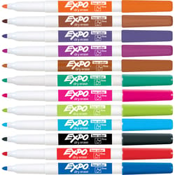 EXPO Assorted Fine Tip Markers 12 pk