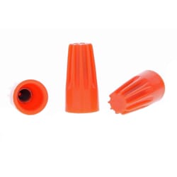 Ideal Insulated Wire Wire Connector Orange 100 pk