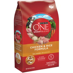 Purina ONE SMARTBLEND Chicken and Rice Dry Dog Food 8 lb.