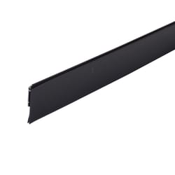 M-D BUILDING PRODUCTS Black Aluminum/Vinyl Sweep For Doors 36 in. L X 2.13 in.