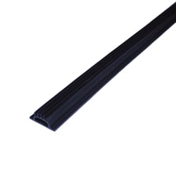 M-D Building Products Black Vinyl Under Door Seal For Doors 36 in. L X 0.75 in.