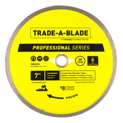 Trade A Blade 7 in. D X 5/8 in. Diamond Continuous Rim Blade 1 each