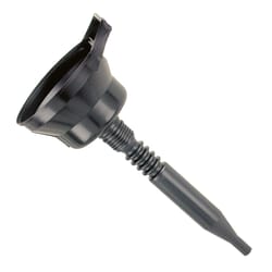 LubriMatic Black 15 in. H Plastic 1 qt Funnel