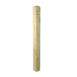 ProWood 4 in. X 4 in. W X 4.5 ft. L Southern Yellow Pine Double V-Groove Deck Post #2/BTR Grade