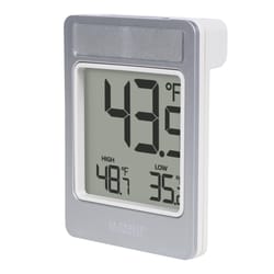 La Crosse Technology Digital Thermometer Plastic Silver 3 in.