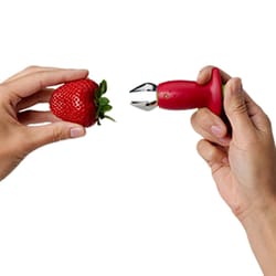 Chef'n StemGem Red Plastic Strawberry Huller