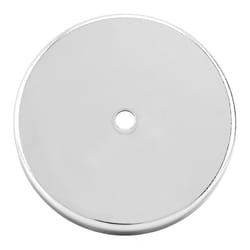 Magnet Source .283 in. L X 1.42 in. W Silver Round Base Magnet 16 lb. pull 1 pc