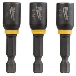 Milwaukee Shockwave 5/16 in. X 1-7/8 in. L Steel Nut Driver 3 pc