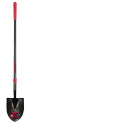 Razor-Back 59.25 in. Steel Round Digging Shovel Fiberglass Handle