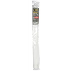 Steel Grip 24 in. L White Cable Tie 10 pk