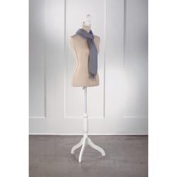 64 in. H X 17 in. W X 14.25 in. D Beige Wood Traditional Display