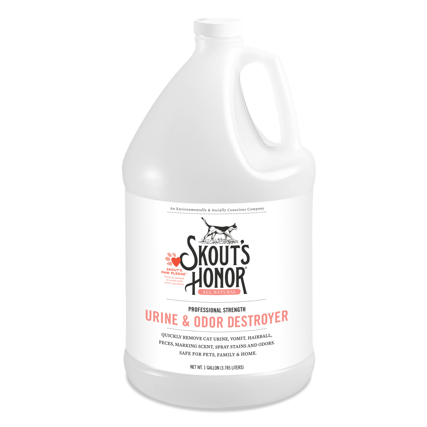 Photos - Other Pet Supplies Skouts Honor Skout's Honor Cat Urine and Odor Remover 1 gal SH16UO128 