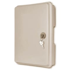 Lucky Line Beige Plastic Key Cabinet