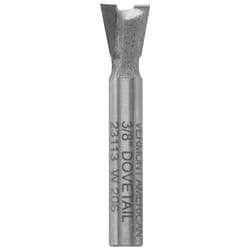 Vermont American 3/8 in. D X 3/8 in. X 1-3/4 in. L Carbide Tipped Dovetail Router Bit